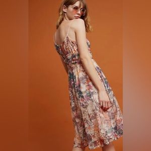 Anthropologie Maeve MacKenzie Floral Dress Size 4